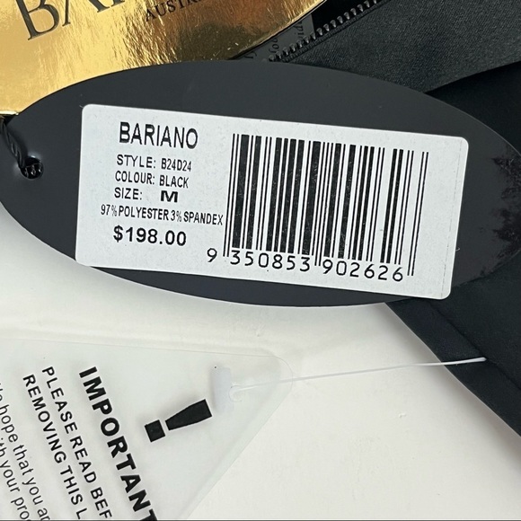 SOLD! Bariano Australia Satin Slip Midi Dress - Picture 14 of 14